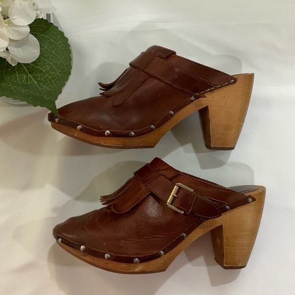 🔥1/2 OFF SUMMER SALE🔥 VINTAGE 1937 Footwear Studded Clog Mule - Picture 8 of 12